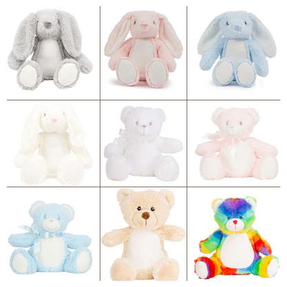 Personalised We Love You Plush Teddy - 23 Choices - Mother's Day