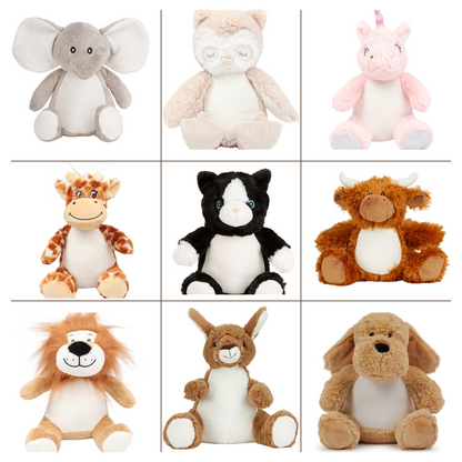 Personalised Big Sister/Brother - Little Sister/Brother Plush Teddy Set