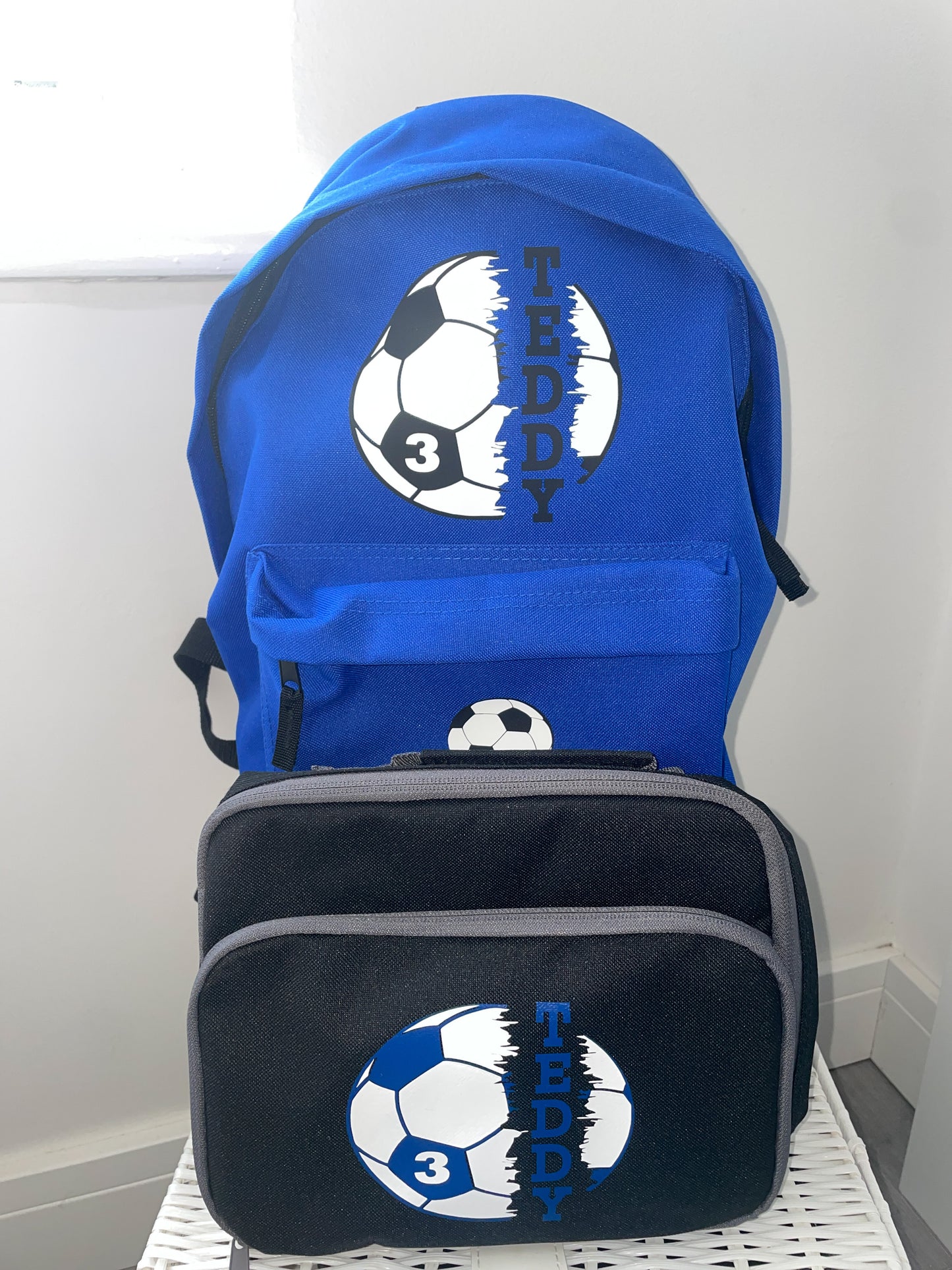 Personalised Character School Bag Set - Backpack & Lunch Bag
