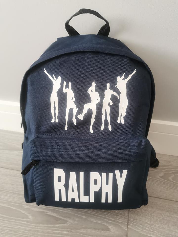 Personalised Medium Backpack 12 Litre - Rucksack - School Bag, Weekend Bag, Nursey Bag, Children's Bag - Back To School