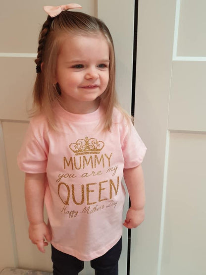 Personalised Mother’s Day T-Shirt - Mummy You Are My Queen