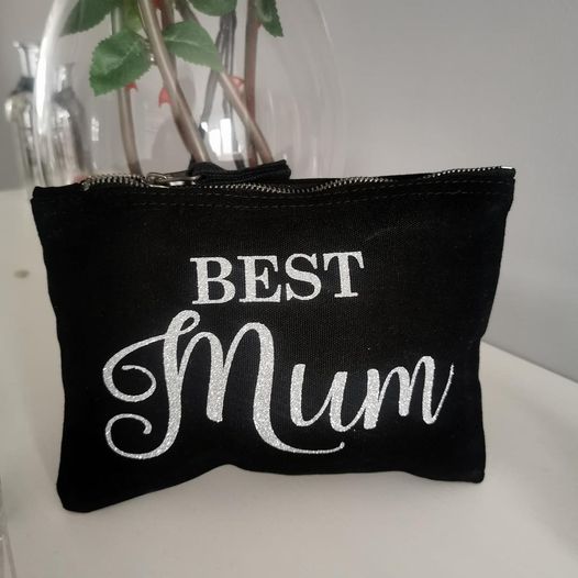 Personalised Zip Makeup Bag - Best Mum / Mummy / Nan / Nanny