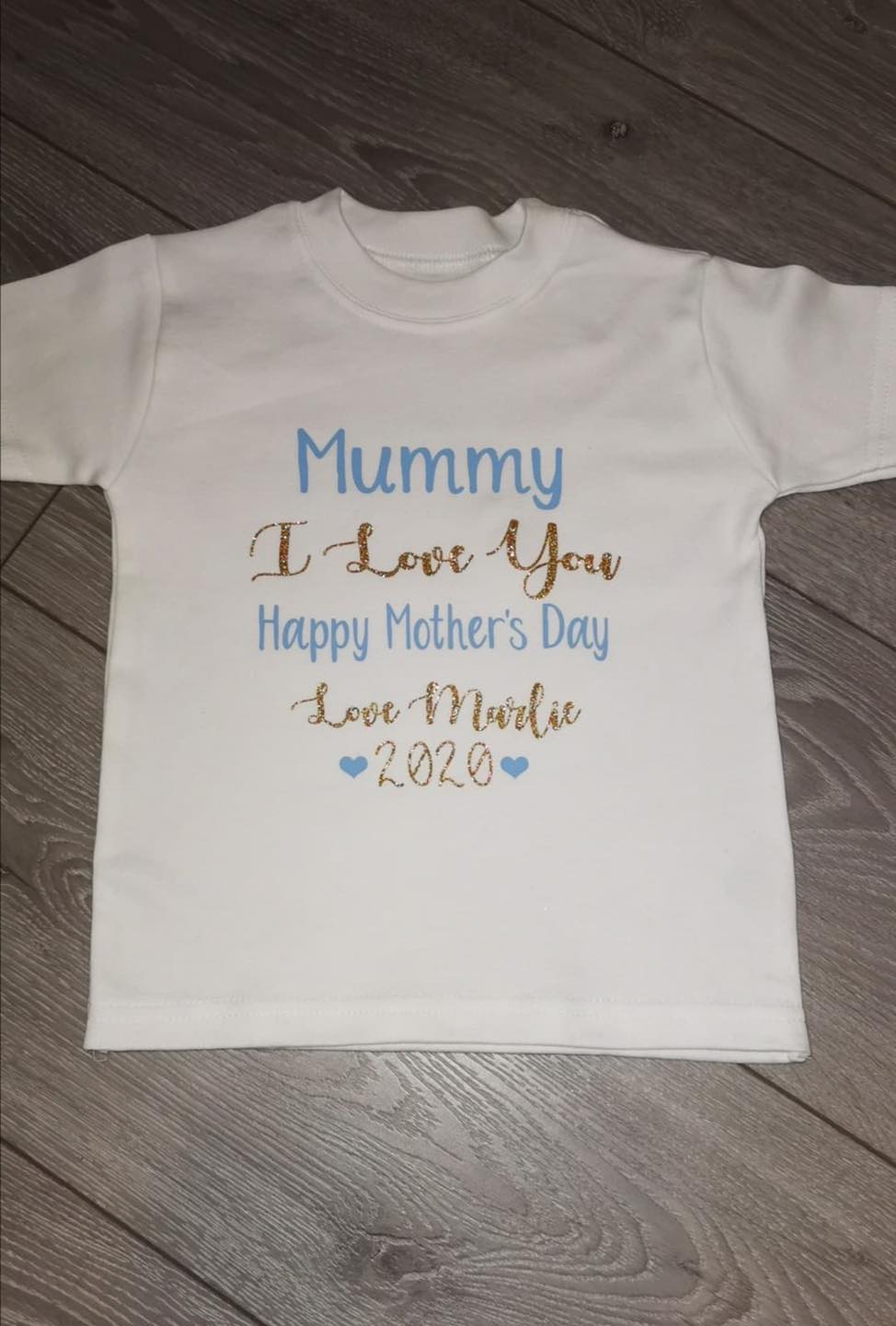 Personalised Mother’s Day T-Shirt - Mummy I Love You - Happy Mother’s Day