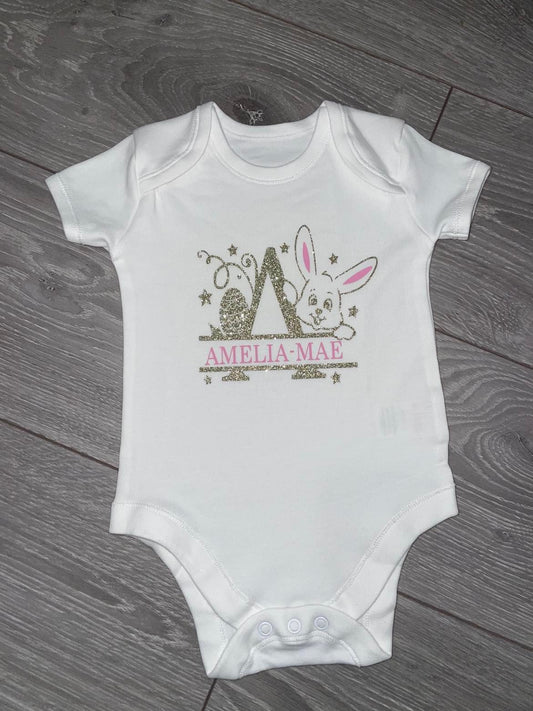 Personalised Initial Easter Bunny Vest - Easter Collection 2024