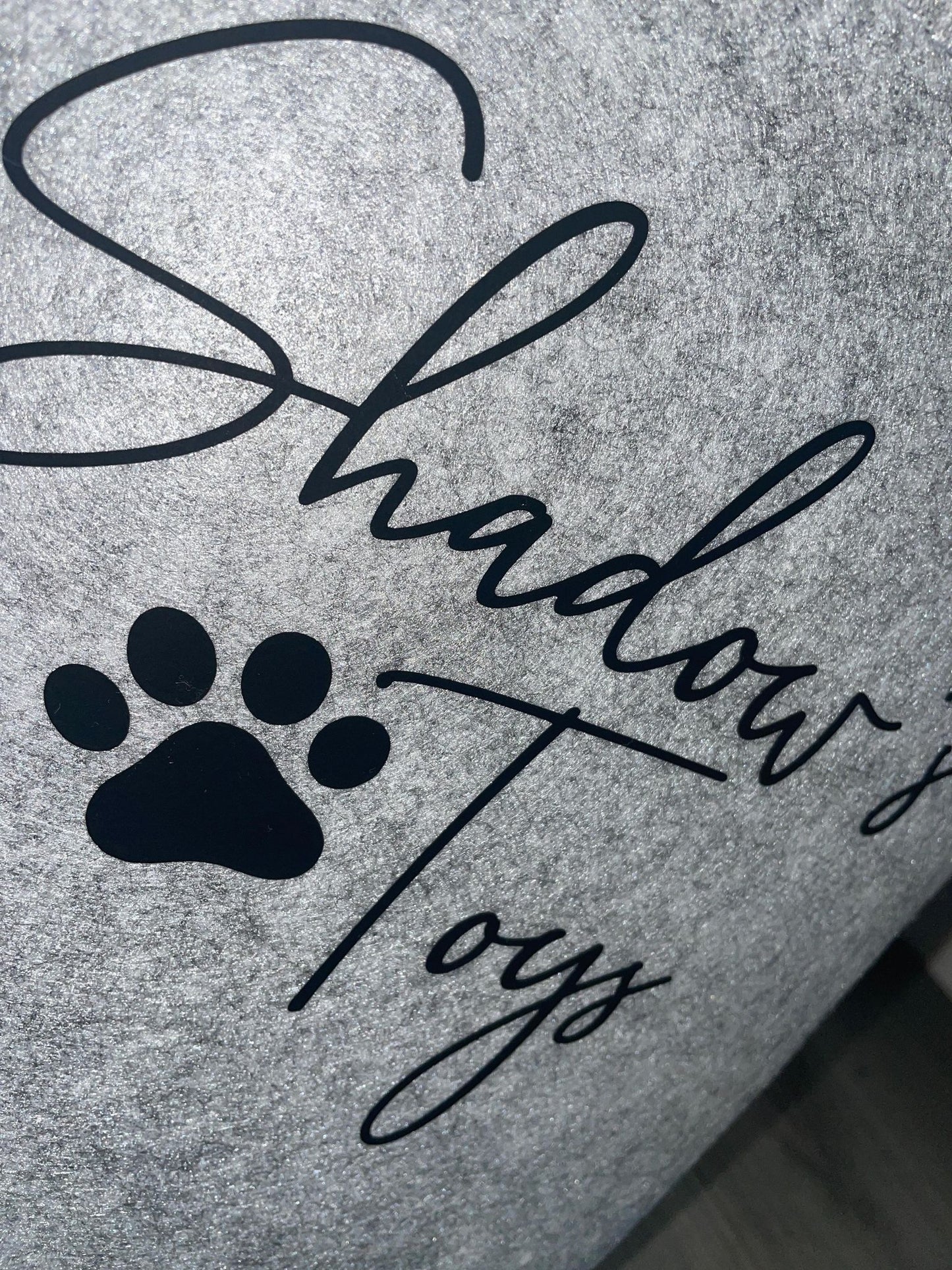 Personalised Pet / Dog / Cat Storage Baskets - Perfect For Storing Toys