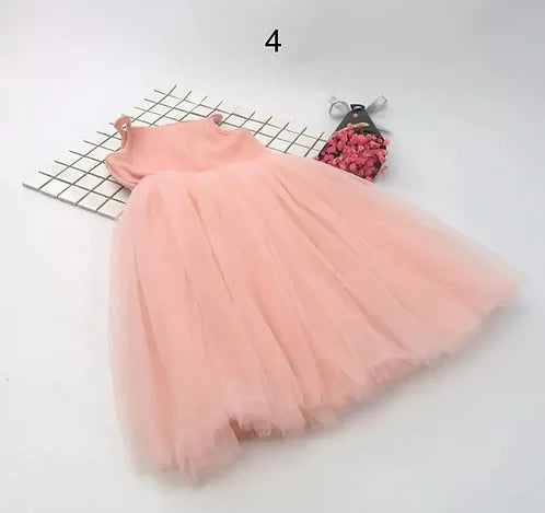 Personalised Princess Ribbed Full Tutu Dress - 9-12m to 8y - (2-3 week timeframe)