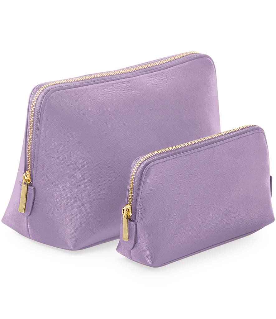 Personalised Saffiano Fine Grain Leather Look Accessory / Makeup Bag - 2 Sizes - 7 Colours