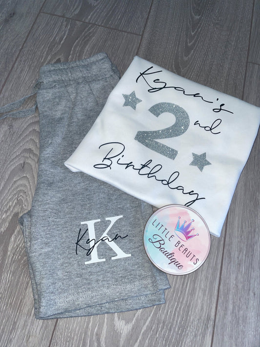 Birthday Outfit Short Set - Create Your Own Colour Set - Shorts T Shirt