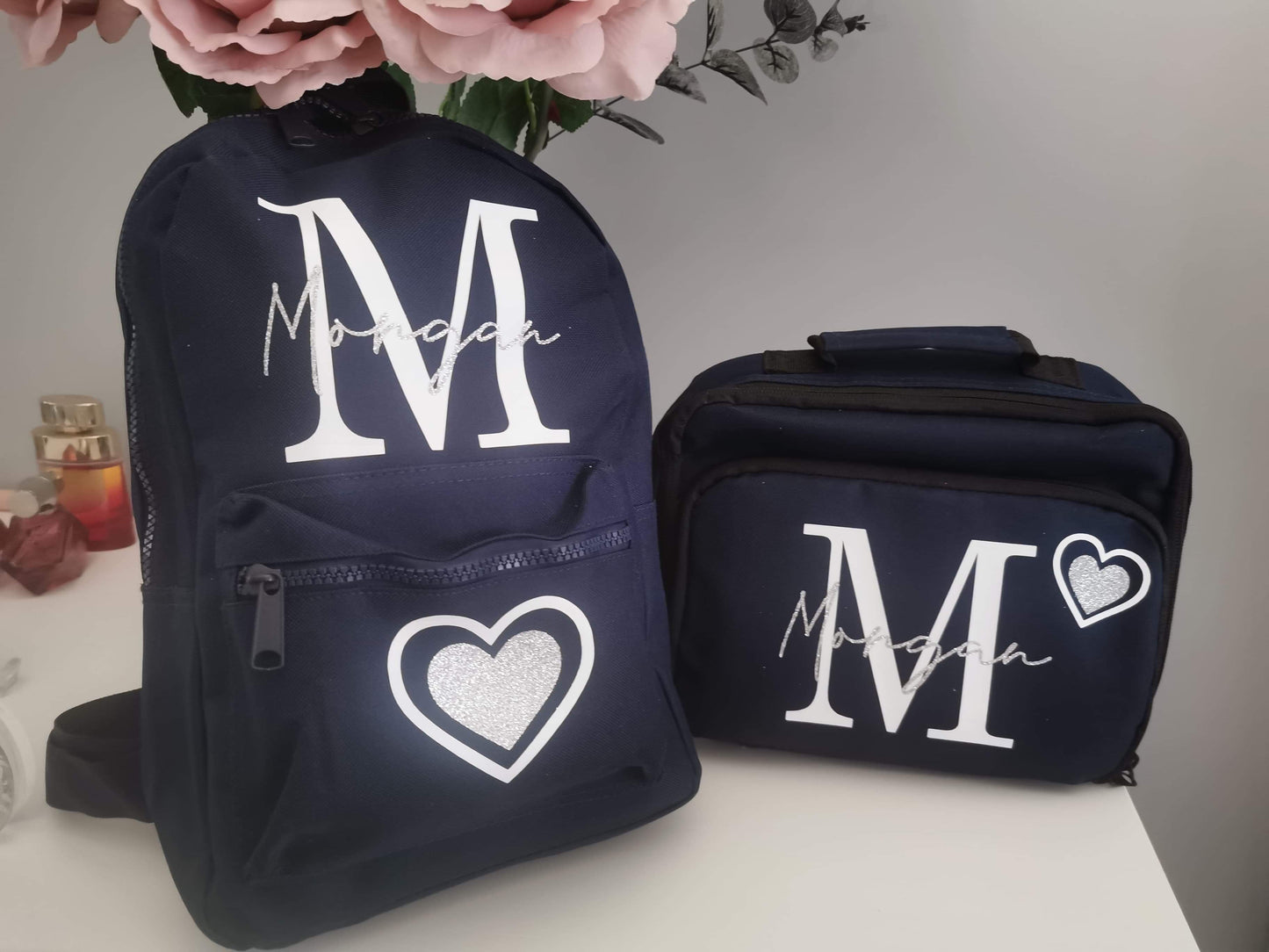 Personalised School Bag Set - Backpack & Lunch Bag