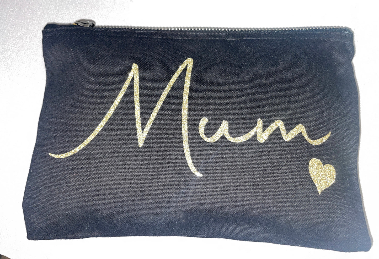 Personalised Script Name Zip Bags - Makeup Bag, Accessories bag