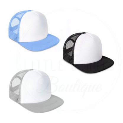Personalised Mesh Trucker Double Name SnapBack Hat