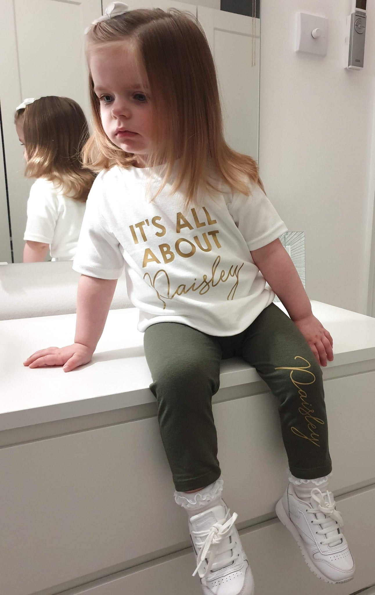 Personalised T Shirt & Leggings Set - "It's All About...." Outfit