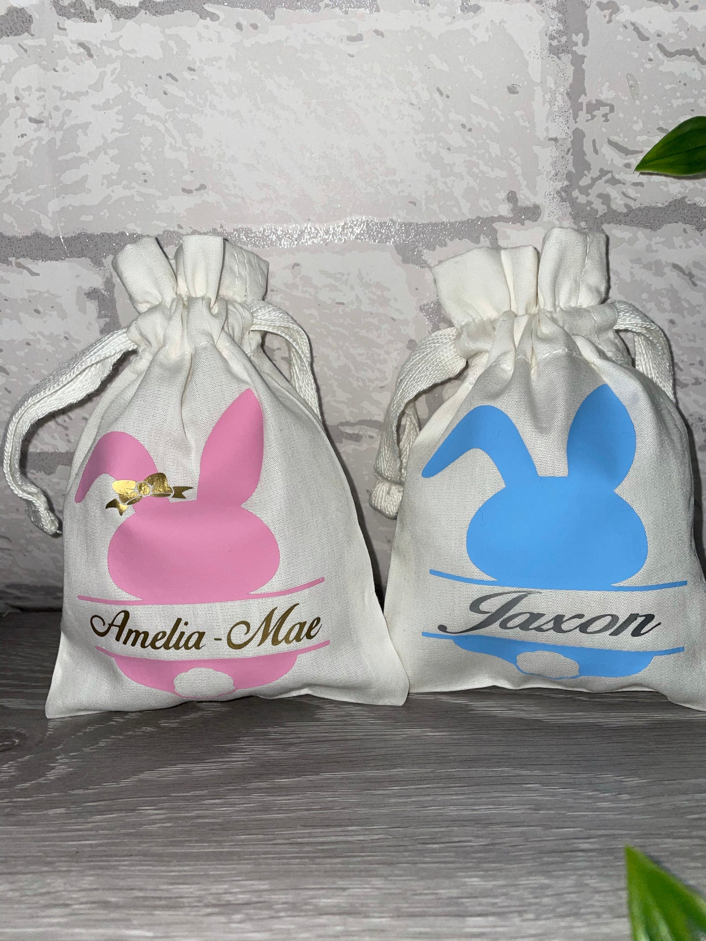 Personalised Easter Bunny Pouch - 3 Sizes Available
