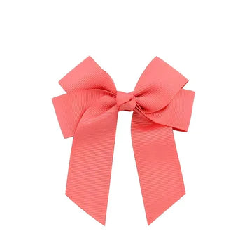 Personalised Hair Bow Clip - 23 Colours To Choose From - 5 Designs £3.00 each or 2 for £5