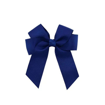 Personalised Hair Bow Clip - 23 Colours To Choose From - 5 Designs £3.00 each or 2 for £5