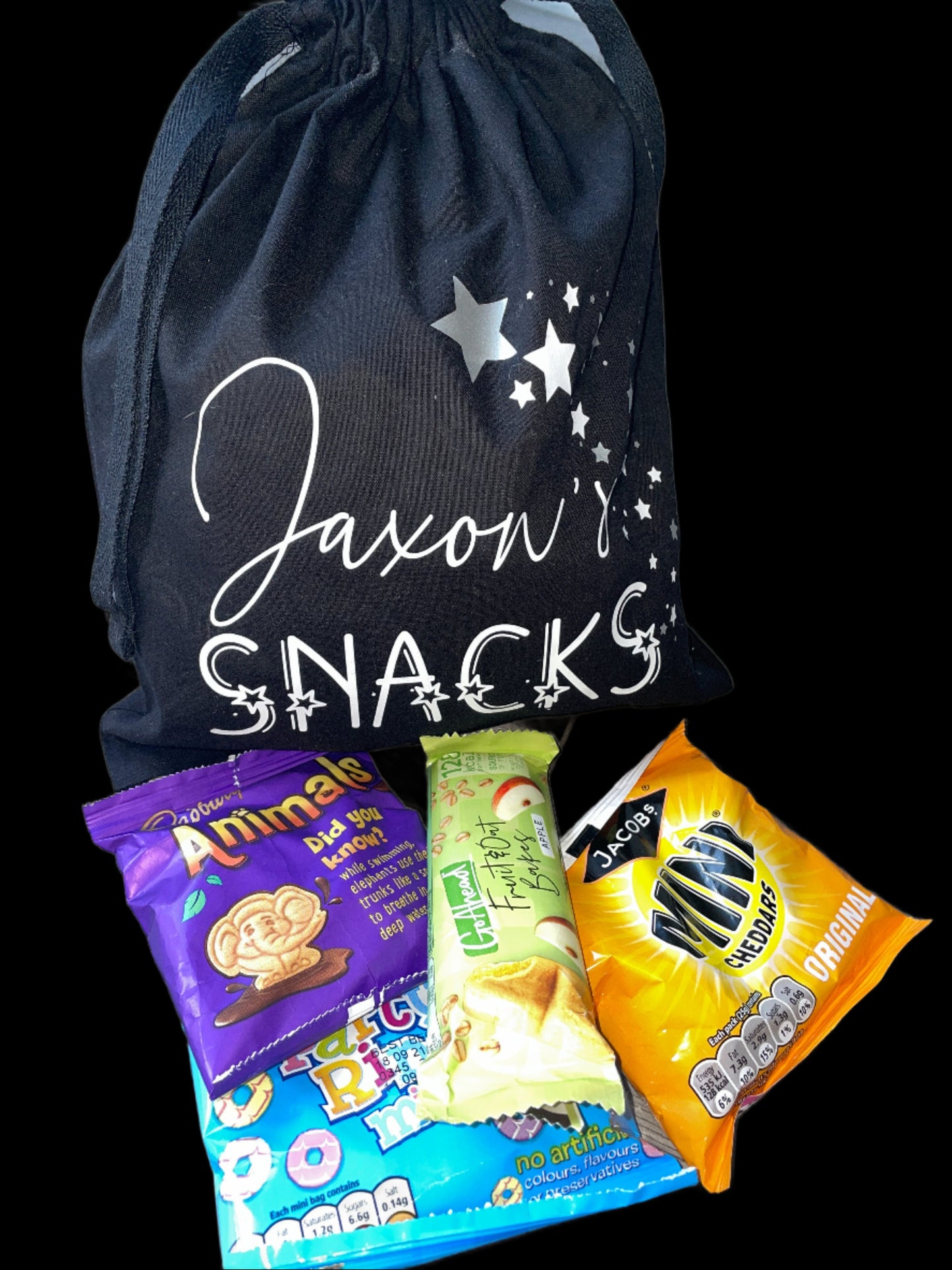 Personalised Snack Bag - The PERFECT snack holder when out and about!