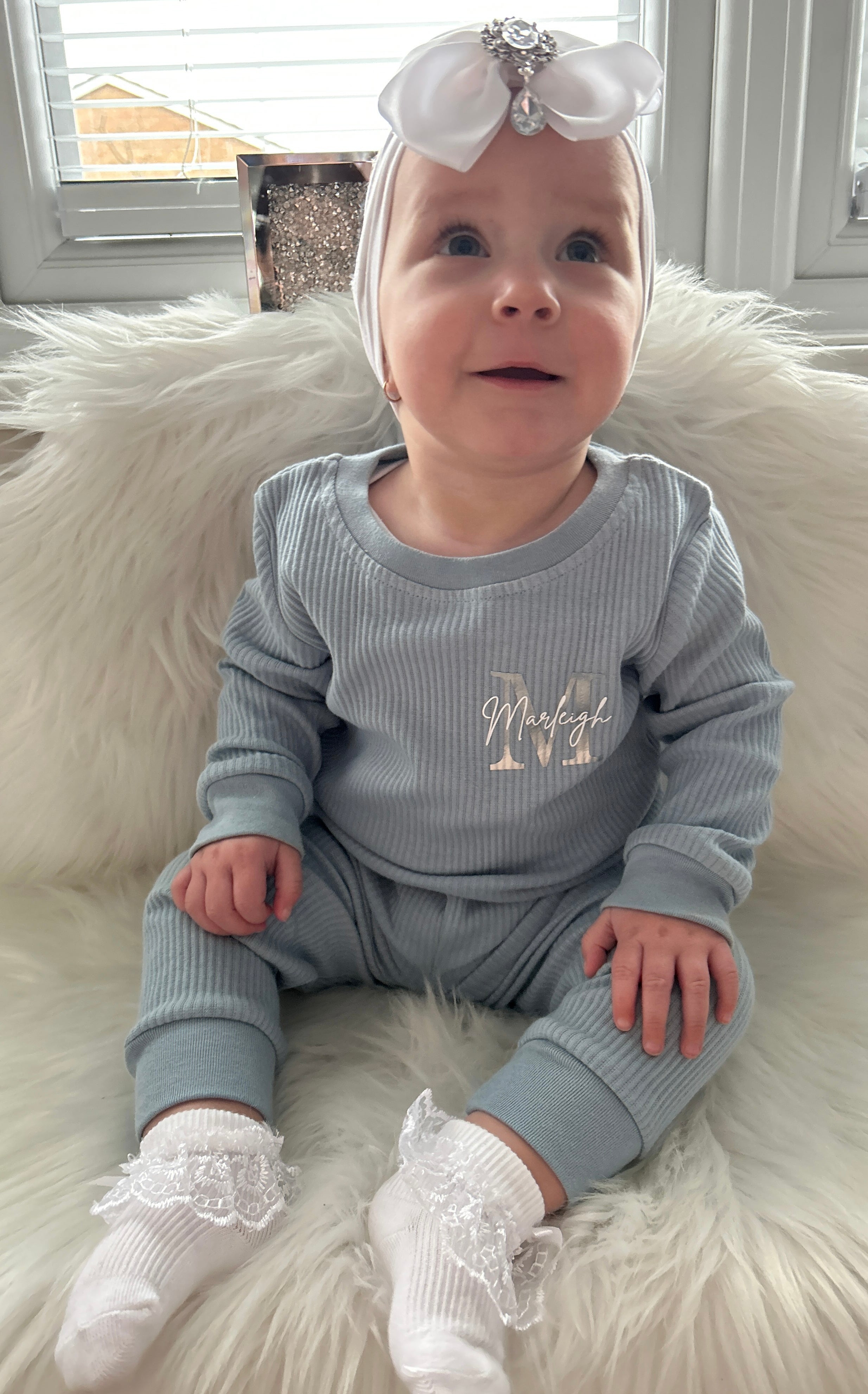 Personalised ribbed loungewear baby new arrivals