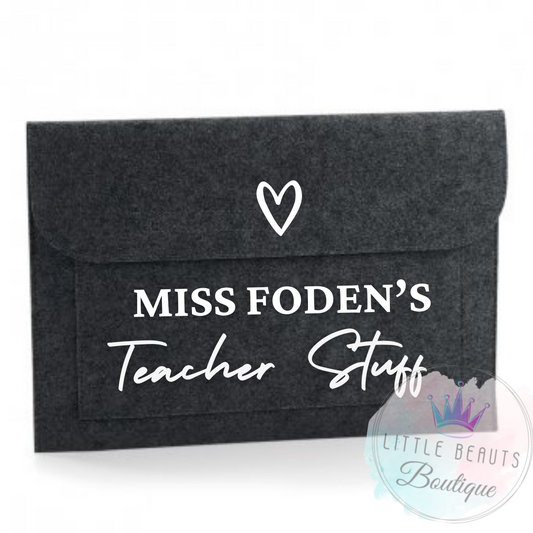 Personalised Teacher A4 Folder Wallets