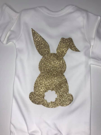 Personalised Easter Mummy / Daddy’s Little Bunny With Added Bunny To Back