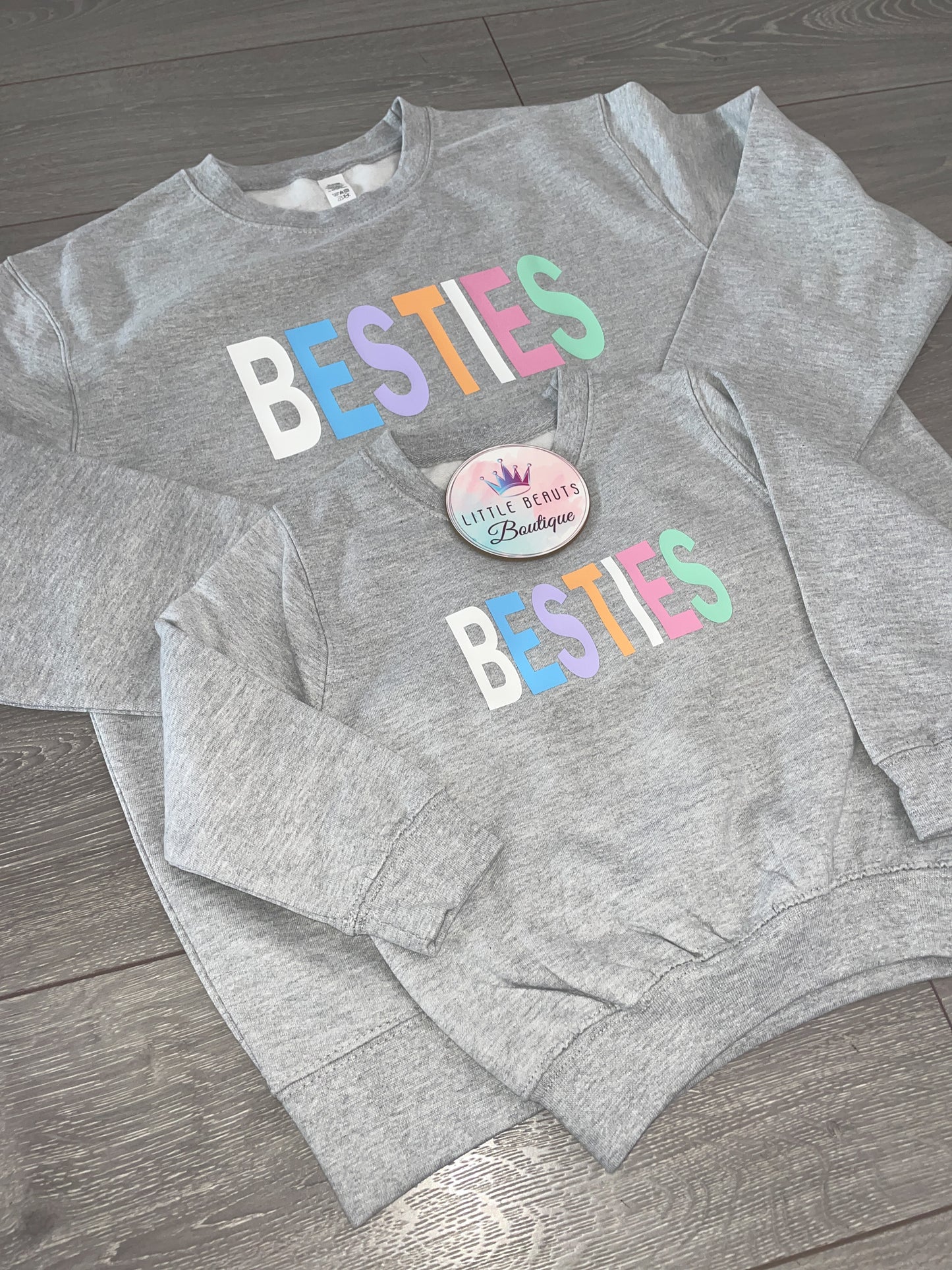 Matching Besties Sweaters Set - Adults & Children's