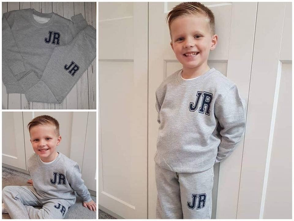 Personalised Initial College Font Tracksuit - 5 Colours
