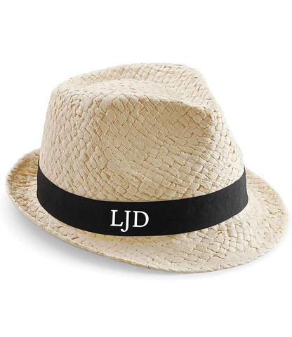 Personalised Adults Unisex Trilby Hat - Perfect Beach & Festival Wear