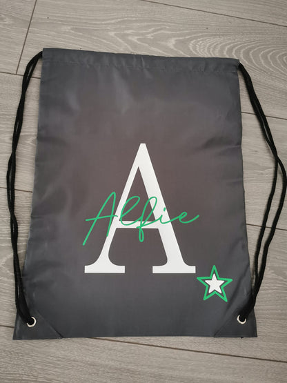 Personalised Drawstring PE Bag  - Back To School
