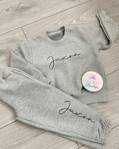 Personalised Script Name Font Tracksuit - 5 Colours