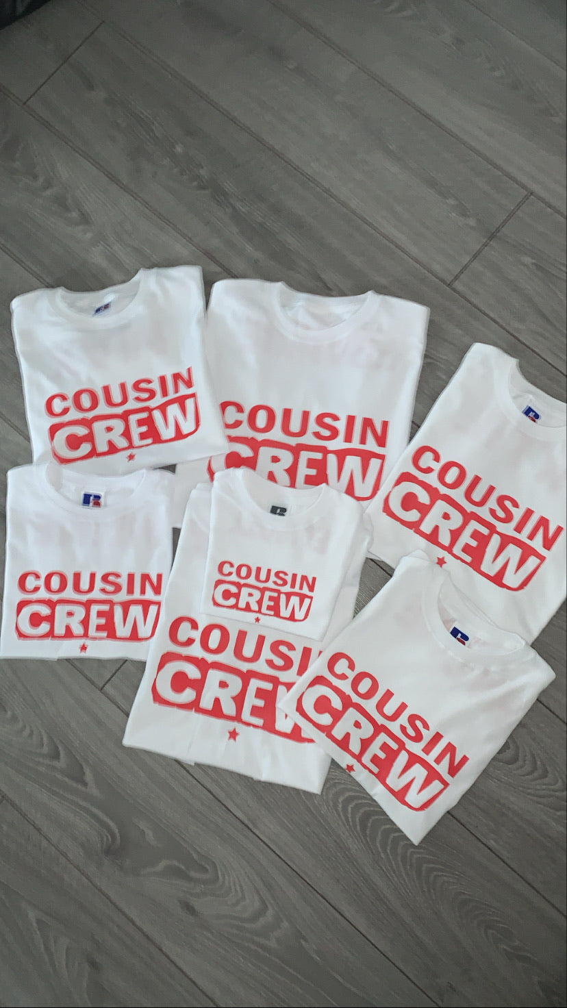 cousin crew t shirt